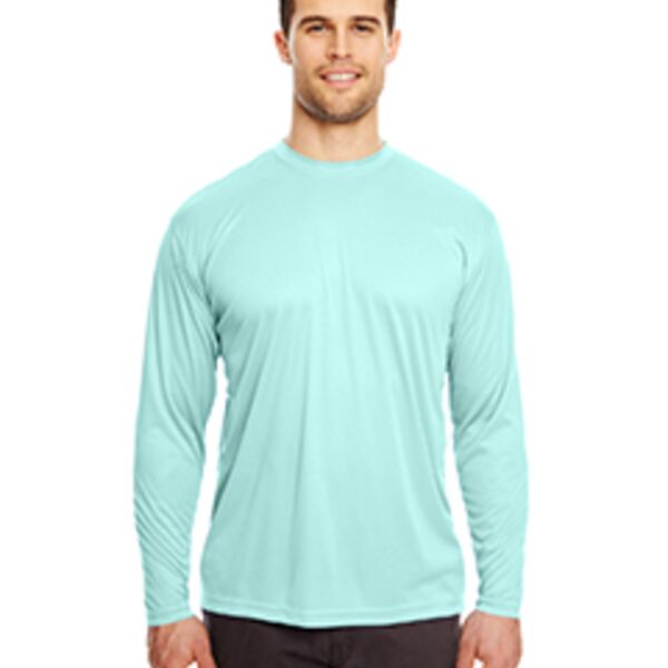 Adult Cool & Dry Sport Long-Sleeve Performance Interlock T-Shirt Thumbnail