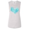 Ladies' Bella Flowy Scoop Muscle Tank Thumbnail